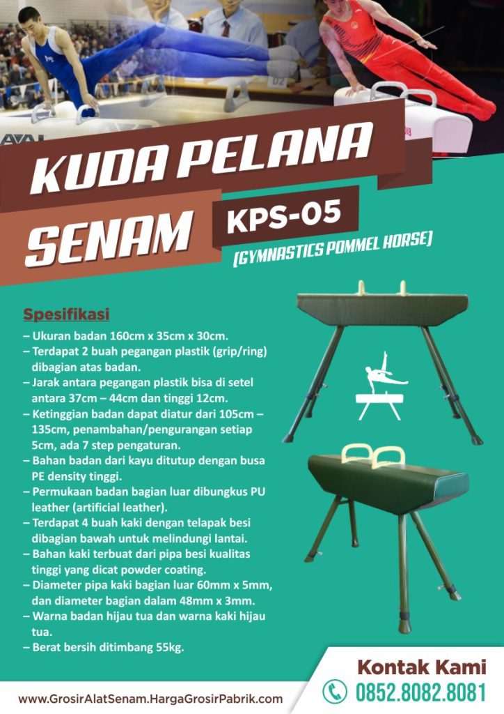 brosur kuda pelana senam kps-05 harga grosir pabrik