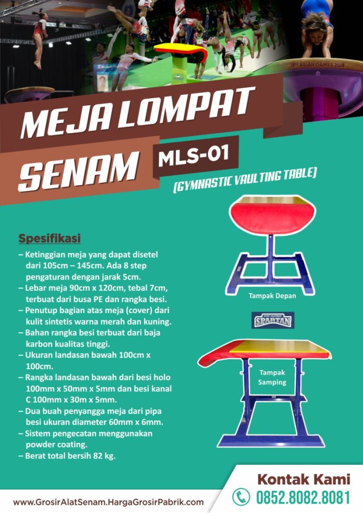 brosur meja lompat senam mls-01 harga grosir pabrik