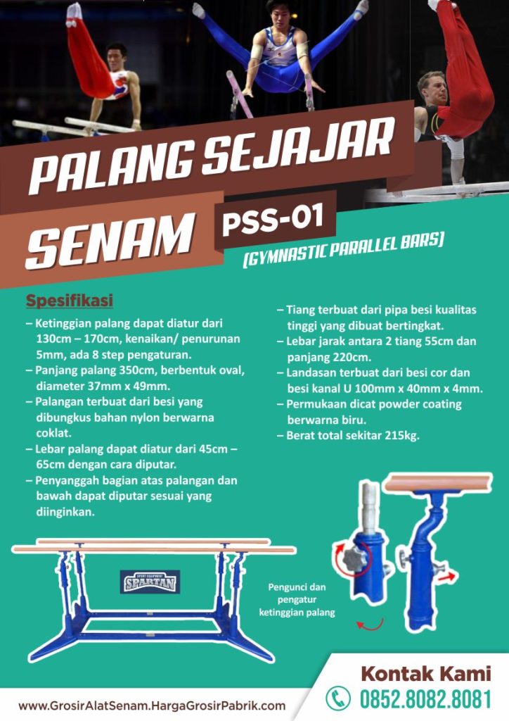 brosur palang sejajar senam pss-01 harga grosir pabrik