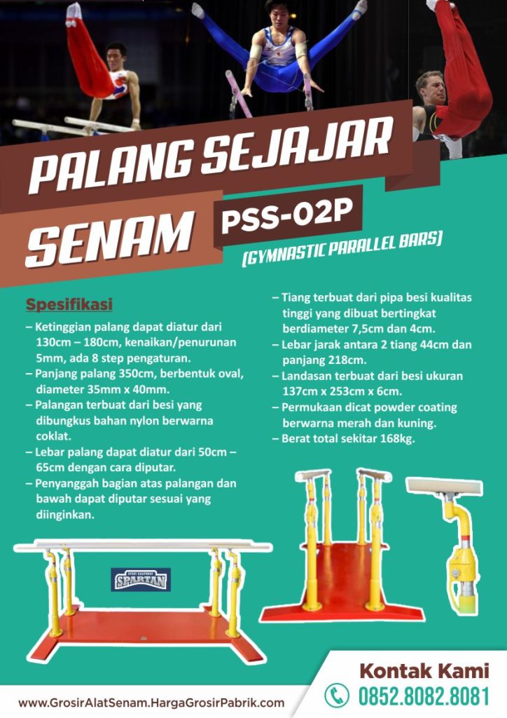 brosur palang sejajar senam pss-02P harga grosir pabrik
