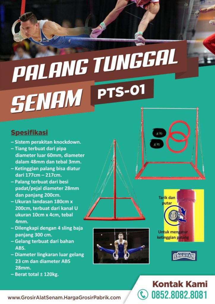 brosur palang tunggal senam pts-01 harga grosir pabrik