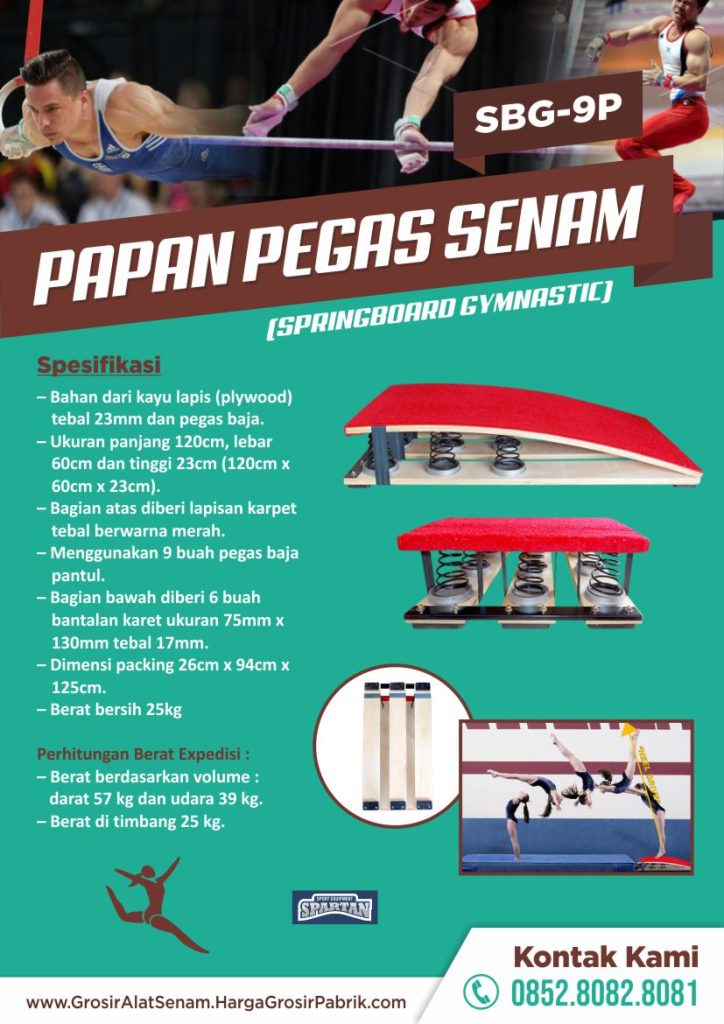 brosur papan pegas senam sbg-9P harga grosir pabrik
