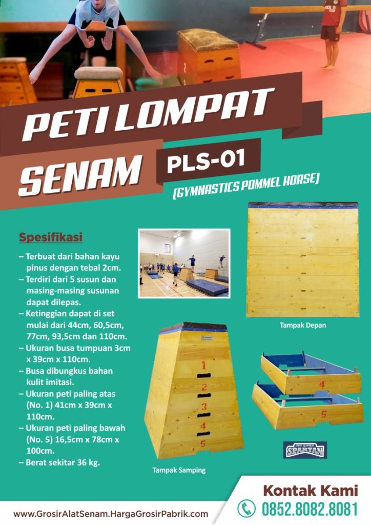 brosur peti lompat senam pls-01 harga grosir pabrik